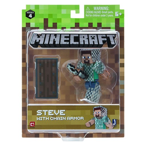 MINECRAFT - Figurka Steve w kolczudze (Chain Amor)