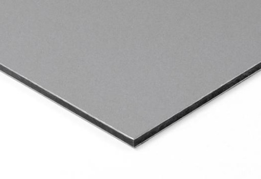 Dibond tubond PŁYTA reklamy 100X150cm SREBRNA plabond kompozytowa elewacje
