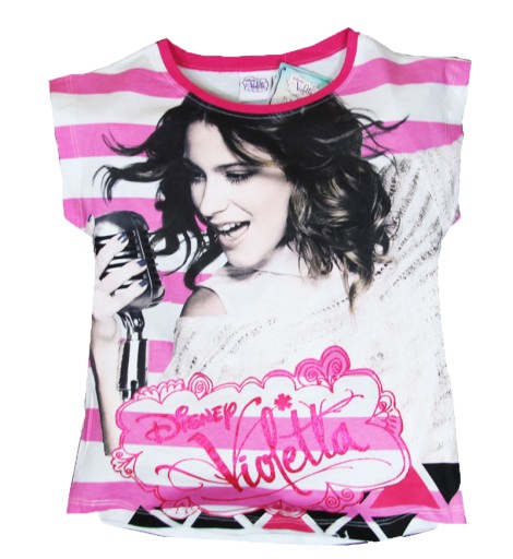 VIOLETTA KOSZULKA DZIEWCZĘCA T-SHIRT DISNEY 116