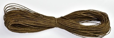 SZNUREK BRĄZOWY PAPIEROWY 48m DŁ. 1,5-2mm ŚR.