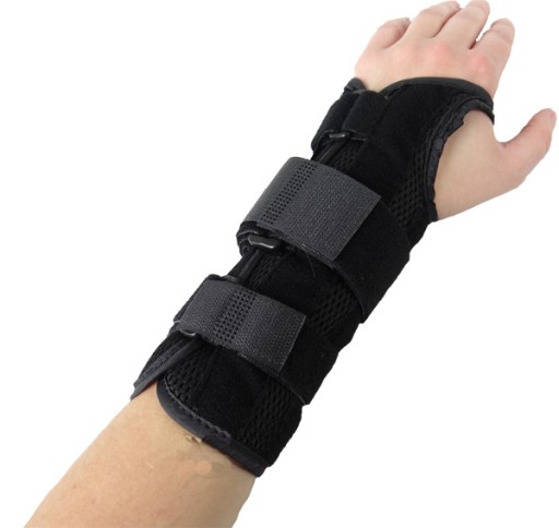 STABILIZATOR nadgarstka SZYNĄ orteza NA RĘKĘ XL lewa