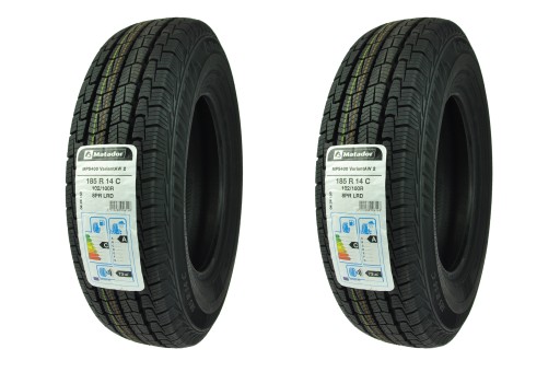 2x 185R14C (185/80R14) 102/100R Matador CAŁOROCZNE