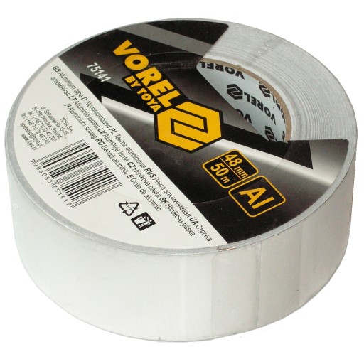 Taśma aluminiowa 48 mm x 50 m 75141 VOREL