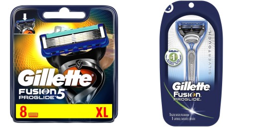 Gillette Fusion Proglide Silvertouch+ wkłady 8 szt