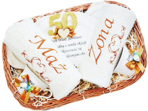 Prezent na Złote Gody Jubileusz 50 Rocznicę Ślubu