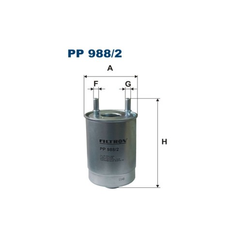 FILTRON FILTR PALIWA PP988/2 MEGANE III DCI SCENIC
