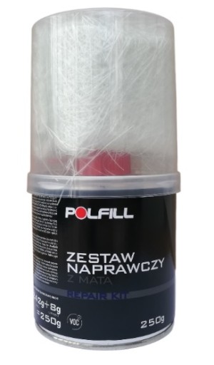 POLFILL Zestaw naprawczy z matą do korozji 250g