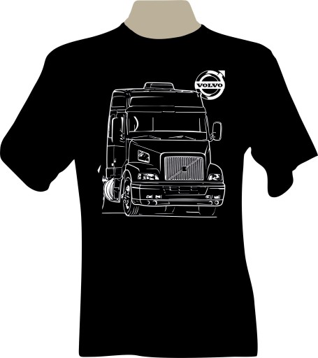 KOSZULKA T-shirt z nadrukiem fana volvo truck NH12