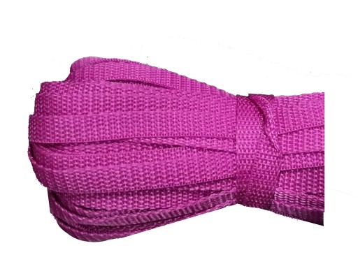 taśma nośna parciana kaletnicza 10mm 2m róż PINK paski torby plecaki