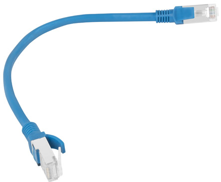 Kabel sieciowy Patchcord UTP kat 5e 25cm Lanberg