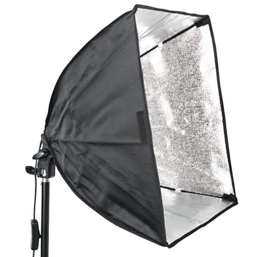 SOFTBOX 40x40 na ŻARÓWKĘ ŚWIATŁA STAŁEGO E27