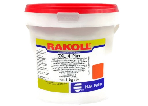 RAKOLL GXL-4 GXL4 KLEJ DO DREWNA WODOODPORNY 1KG