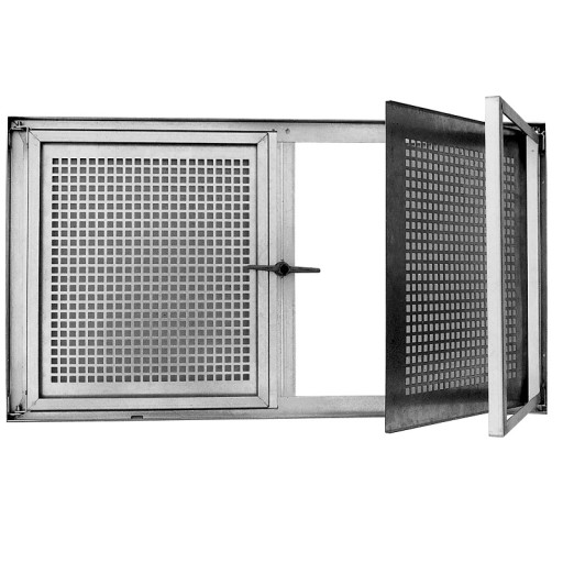 Okno piwniczne stalowe dwuskrzydłowe SD2 -100x70cm