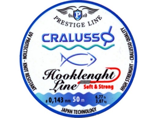 Żyłka Cralusso Hooklength Line na przypony 0,123mm