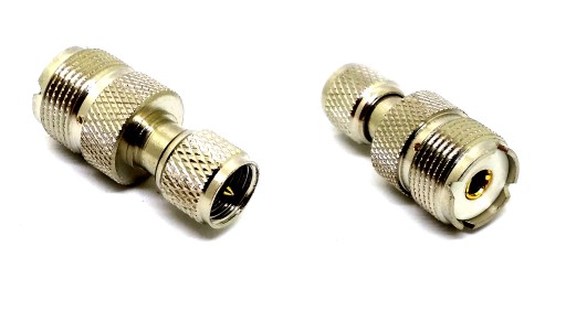 Wtyk UHF mini na gniazdo UHF UC1 CB przejście