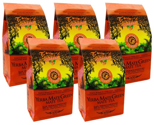 Yerba Mate Green Mas Energia Guarana 5x400g
