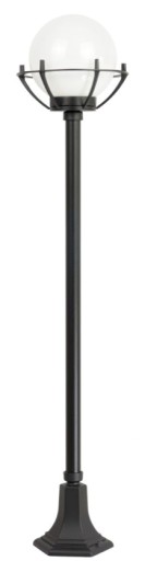 Lampa ogrodowa, parkowa wys. 102 cm, kula fi 20 lampa z aluminium