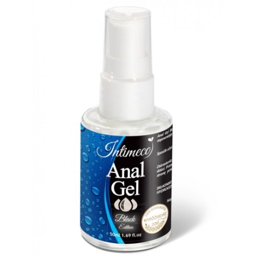 ANAL GEL BLACK 50ml - MOCNY POŚLIZGOWY ANALNY ŻEL