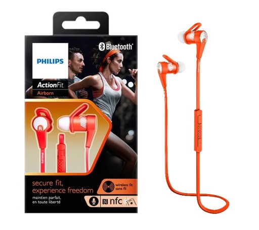 SŁUCHAWKI SPORTOWE PHILIPS SHQ7300 BT NFC