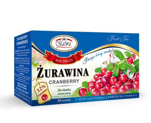 Herbata Malwa Żurawinowa Ex20