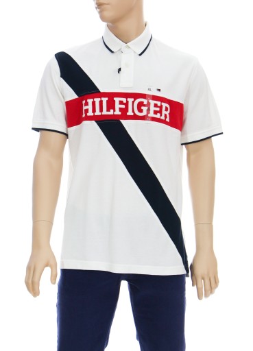 TOMMY HILFIGER MĘSKIE POLO CUSTOM FIT XL/TG/XG USA