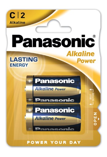 2x PANASONIC ALKALINE POWER LR14/C (blister)