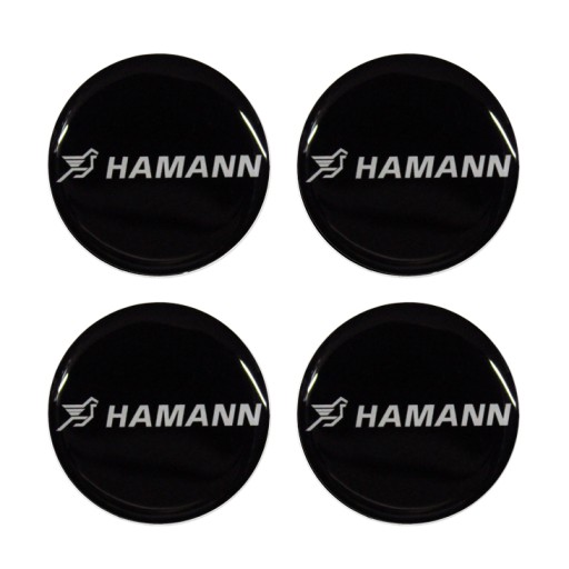 EMBLEMAT LOGO ZNACZEK 3D HAMANN 50 mm 4szt