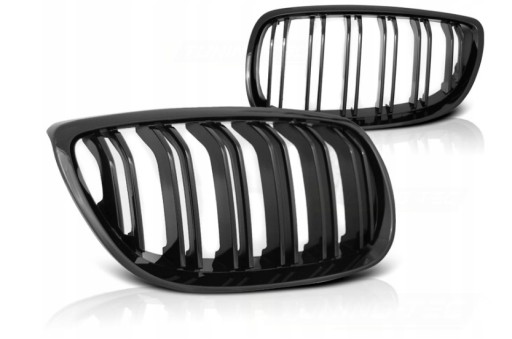 GRILL NERKI BMW E92 E93 07-10R BLACK POŁYSK DOUBLE