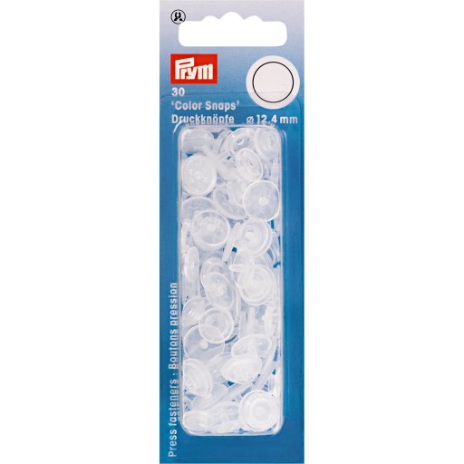 PRYM Napy plastikowe zatrzaski 393 199 TRANSPARENT