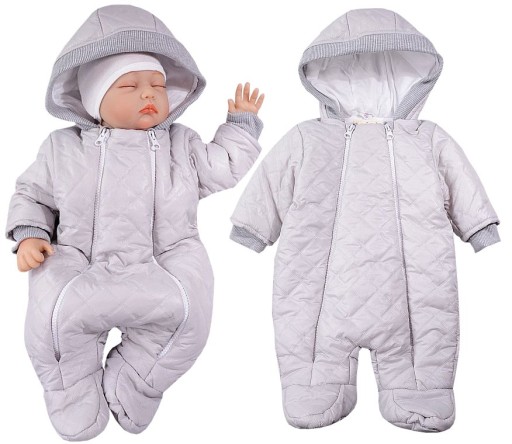 KOMBINEZON ZIMOWY OCIEPLANY PAJAC 74cm L128B