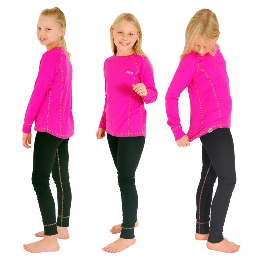 ICE-Q Juniorska bielizna termoaktywna PINK 158-164