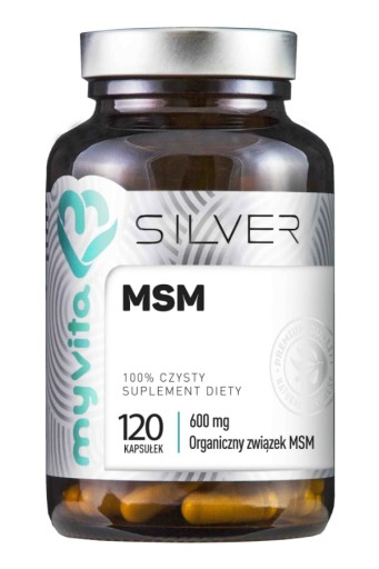 MSM Metylosulfonylometan Siarka organiczna 120kaps