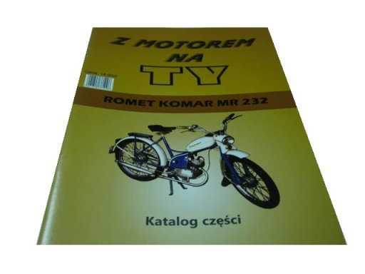 ROMET KOMAR MR 232 KATALOG CZEŚCI ZAMIENNYCH