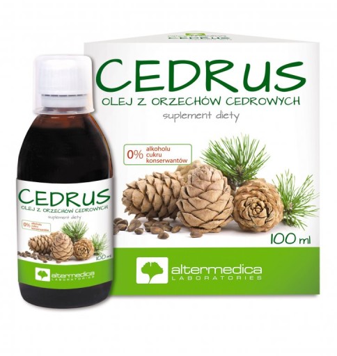 CEDRUS Olej z orzechów cedrowych 100ml ALTERMEDICA