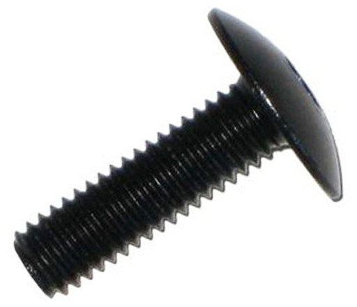 Śruba Śruby Ozdobne Owiewki Szyby Plastików Czarna Aluminiowa 6x20