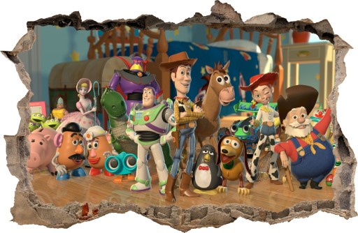 NAKLEJKI NA ŚCIANĘ Dziura TOY STORY 18 100x65 cm