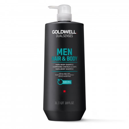 GOLDWELL MEN HAIR BODY SZAMPON WŁOSY CIAŁO 1000 ML