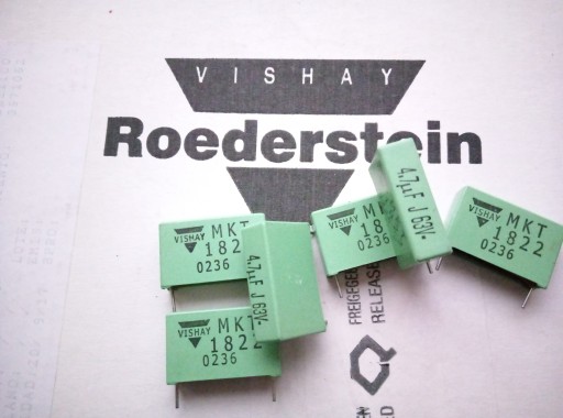 [2szt] 4.7uF 63V 5% R22.5 Vishay-ROE MKT1822