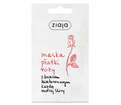 Ziaja maseczka młodości płatki róży kwas hialuro