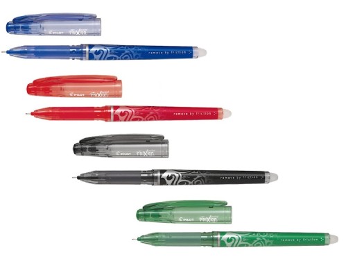 PILOT FRIXION POINT 0,5 4 kol. ZESTAW