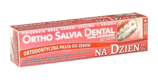 SALVIA DENTAL DZIEŃ PASTA ORTODONTYCZNA ortho