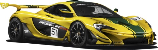 NAKLEJKI na ścianę McLAREN Auta Cars 100x32 cm