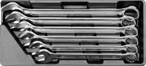 KLUCZE PŁASKO-OCZKOWE 22-32 MM SZUFLADA 6SZT. YATO