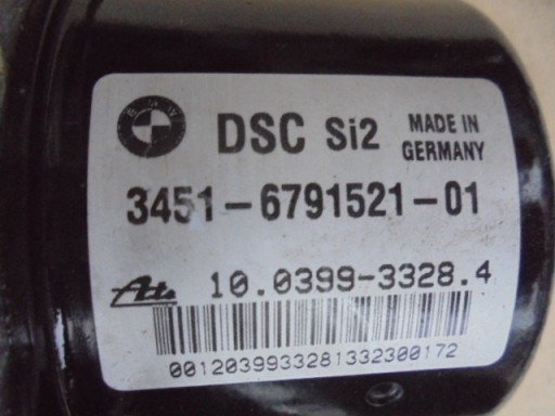 Насос abs dsc bmw e90 e81 e87 6791521-01 67847641 - фото