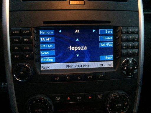 MERCEDES A Class W169 радио навигация COMAND DVD