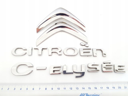 123 - CITROEN C-ELYSEE ЛЮК ЗНАЧОК ЕМБЛЕМА НАПИС