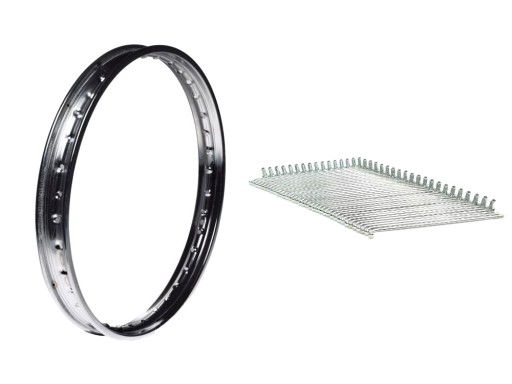 Обід обода 17 x 1.40 спиці ROMET гончак