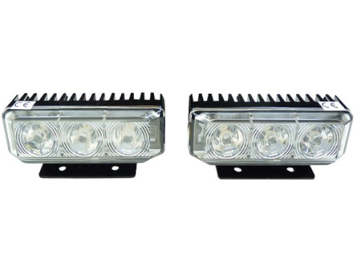 3 11 - набор из 2 мощных светодиодных синих мигающих ламп 12v 24