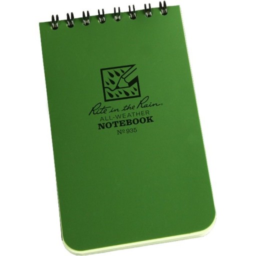 Rite v daždi - notebook vodotesný 3x5 notebook