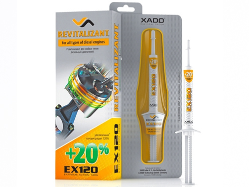 XADO EX120 РЕВИТАЛИЗАНТ ДЛЯ ДИЗЕЛЬНЫХ ДВИГАТЕЛЕЙ